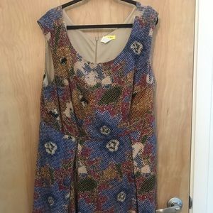 Floral Multi Color Dress 3X